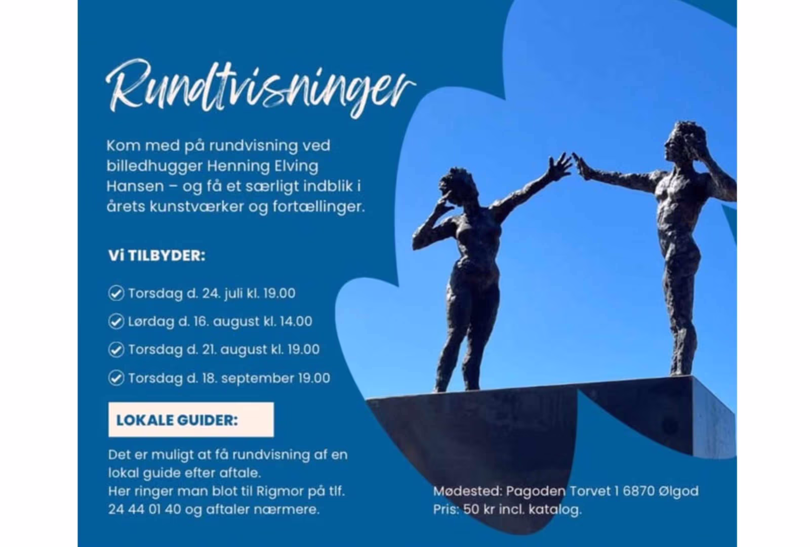 Kom med på rundvisning - Skulpturudstilling 2025