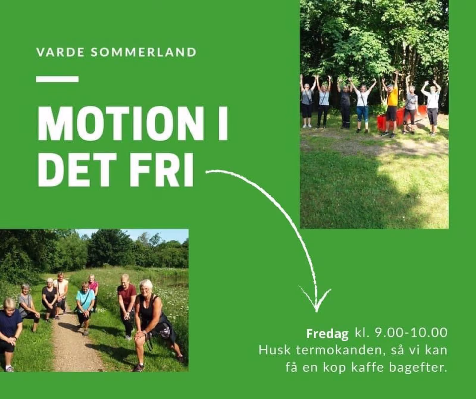 Motion og kaffe i Varde Sommerland