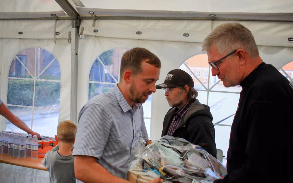 Mads Bo ved receptionen