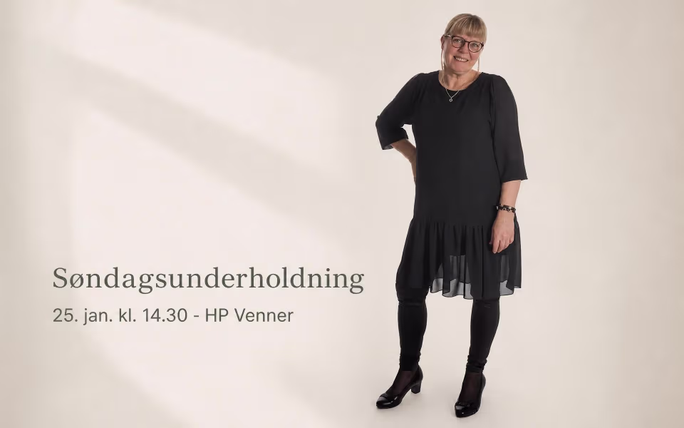 Søndagsunderholdning 25. jan. kl. 14.30 - HP Venner