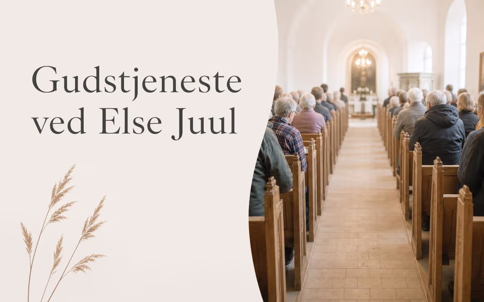 Gudstjeneste ved Else Juul