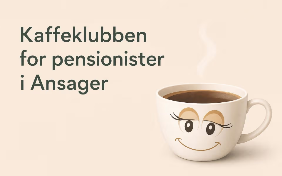 Kaffeklubben for pensionister i Ansager