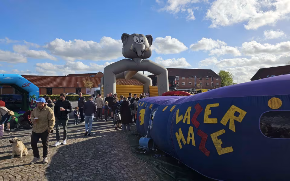 blev Ølgod midtby forvandlet til en festlig oase under arrangementet Late Night.