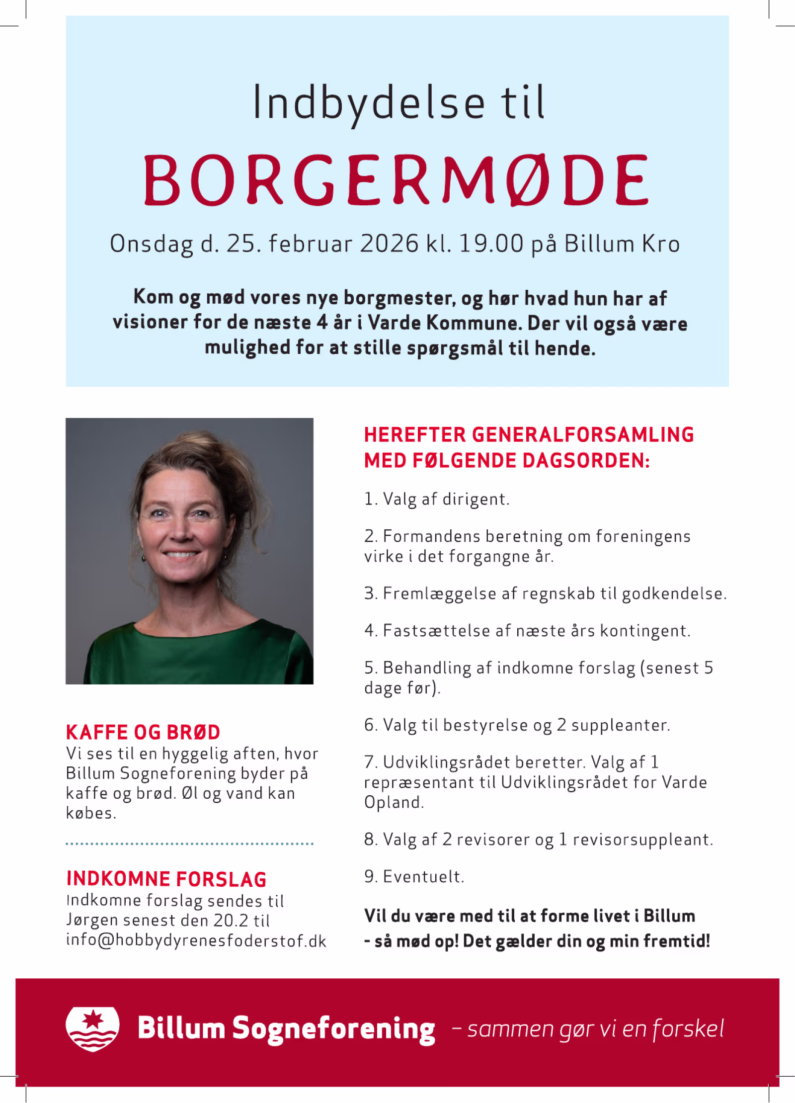Generalforsamling Billum Sogneforening
