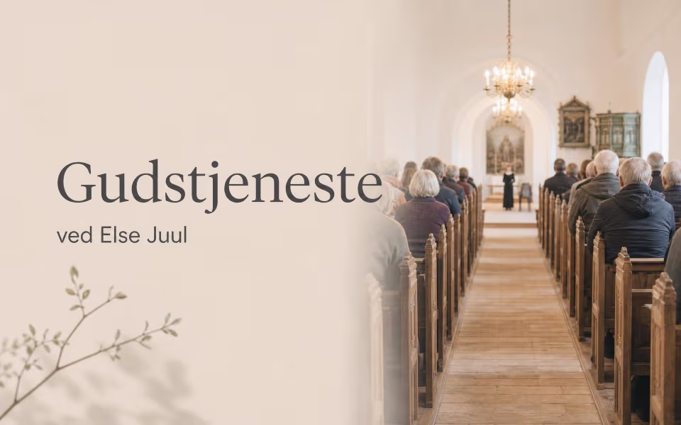 Gudstjeneste ved Else Juul