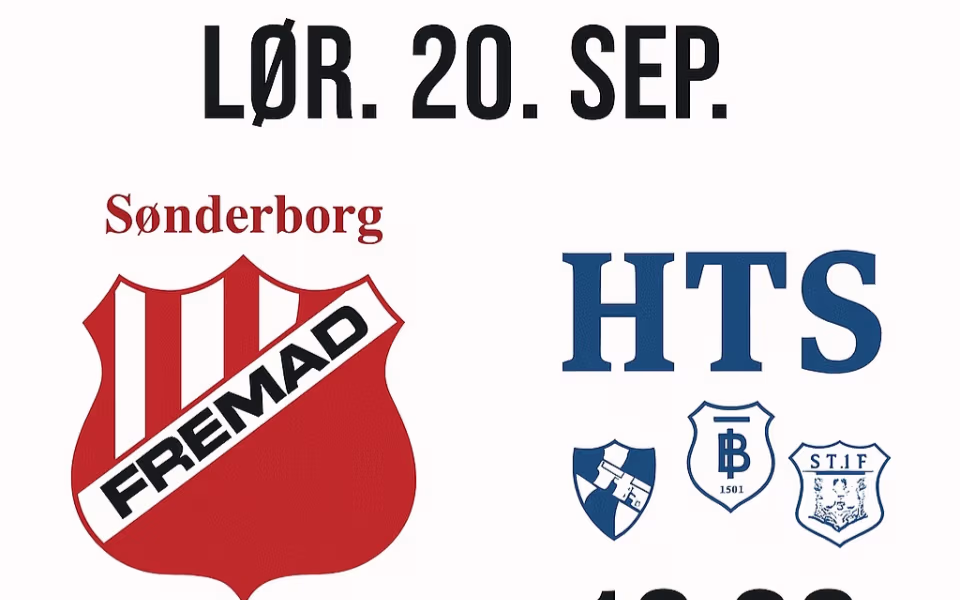 Herrer Serie 1 fodbold. HTS skal en tur til Sønderborg