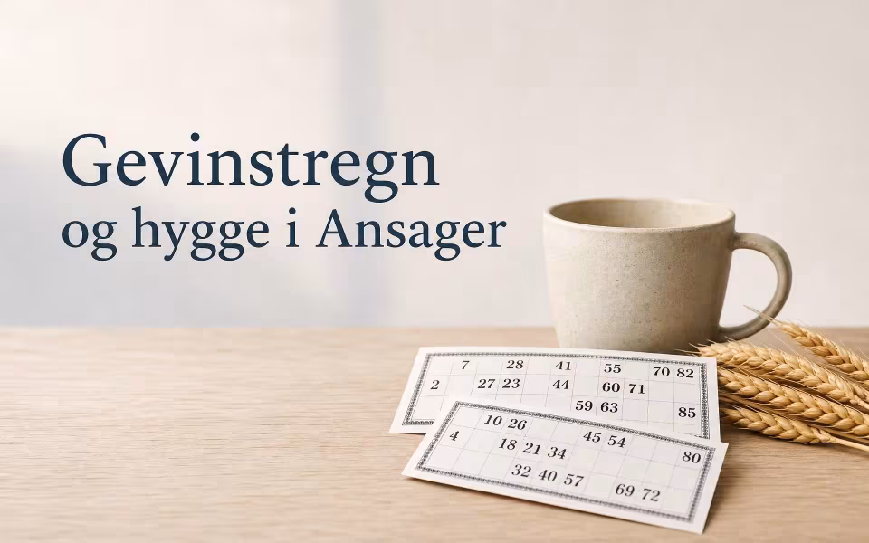 Gevinstregn og hygge i Ansager OBS.: onsdag 2. september  ikke 1. sep.
