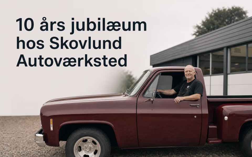 10 års jubilæum hos Skovlund Autoværksted