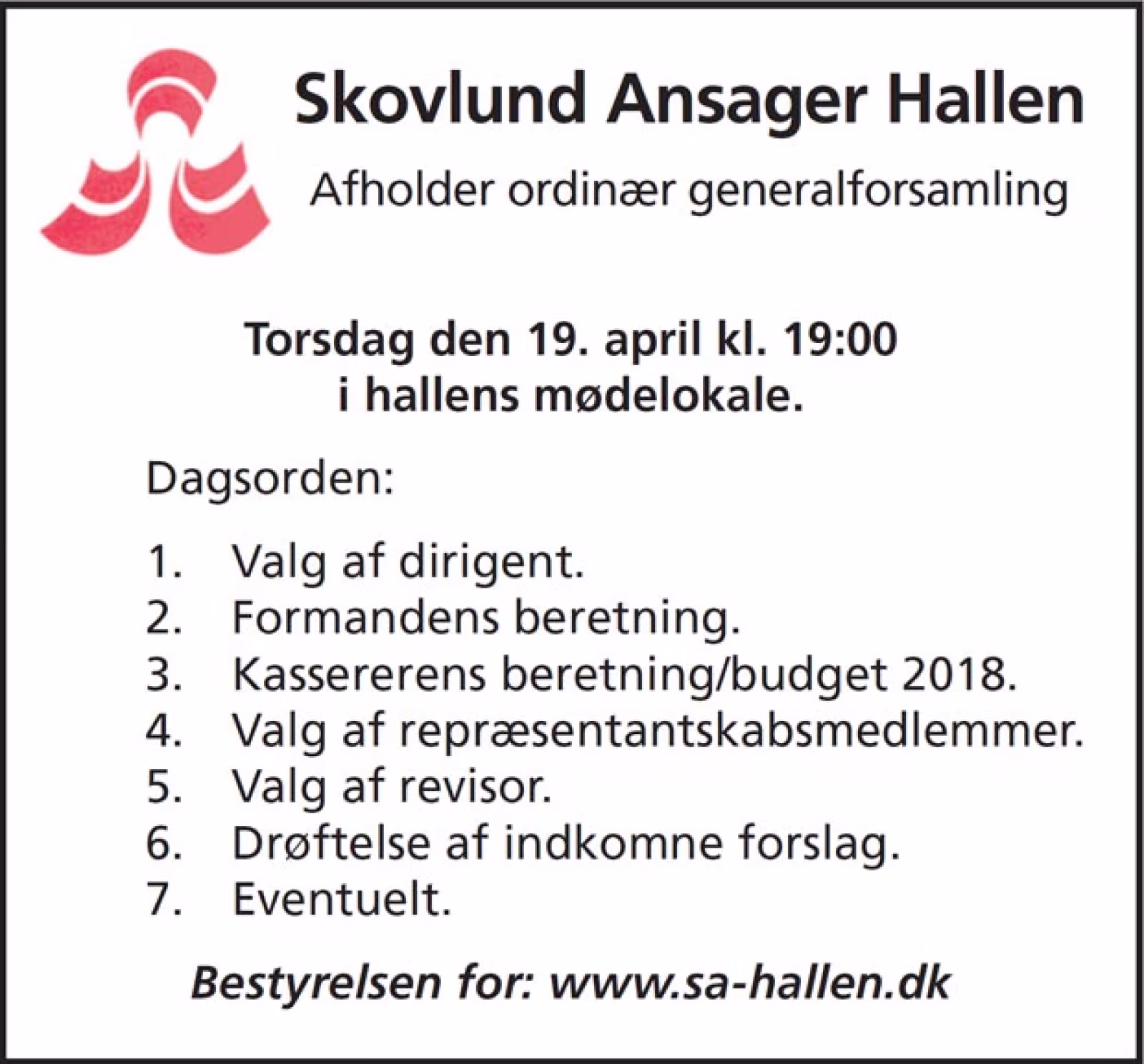 Utilfredsstillende regnskab for 2017