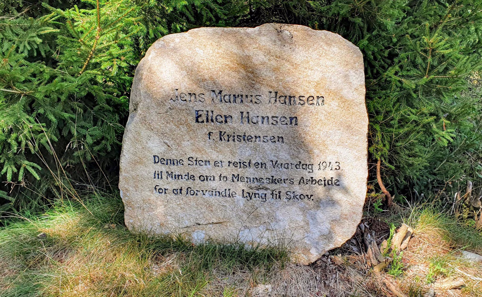 Mindehøjtidelighed på Haltrup Hede