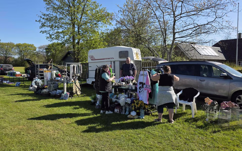 Ved Landsbyfesten i Gårde, var der også i år en god stemning og sommervejret viste sig også fra sin bedste side.