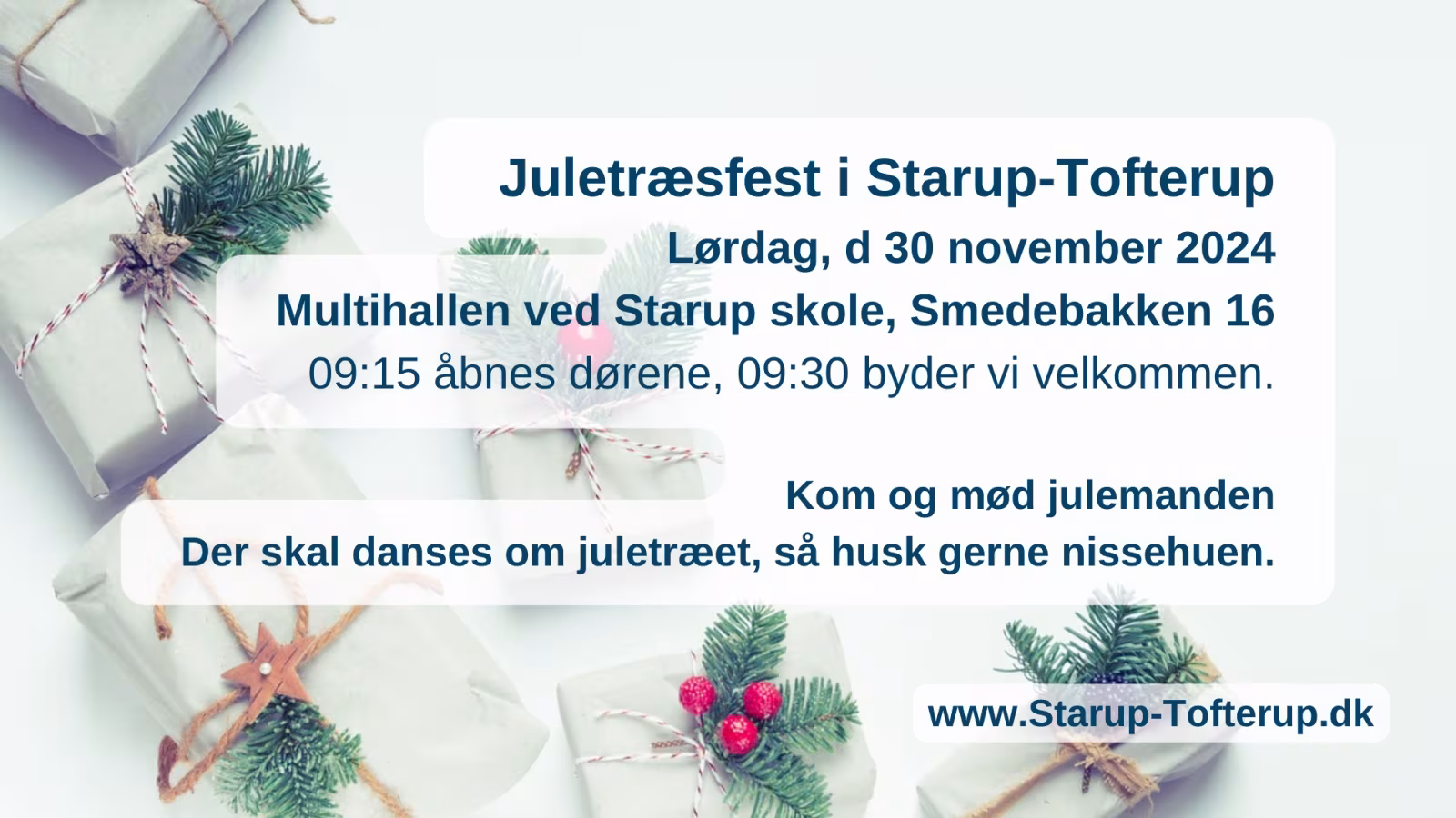 Juletræsfest i Starup-Tofterup
