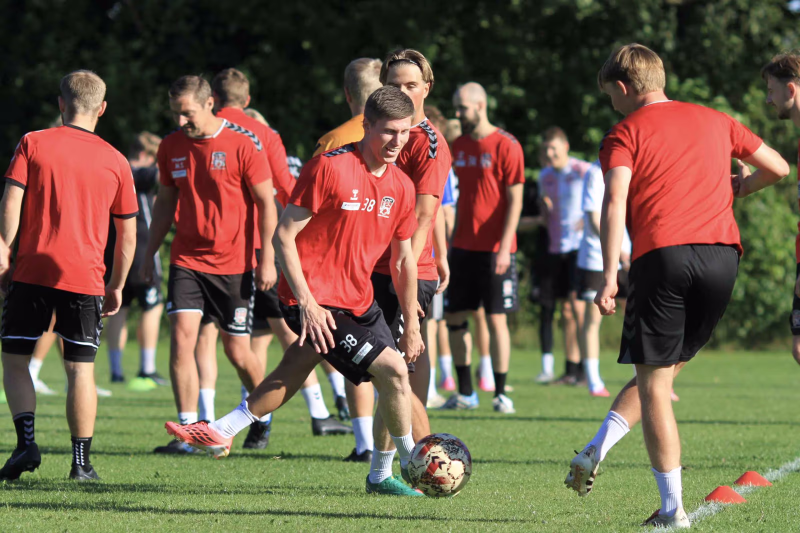 Varde-spillere trodser sommerpausen