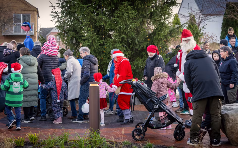 På jagt efter Julemanden i Ansager