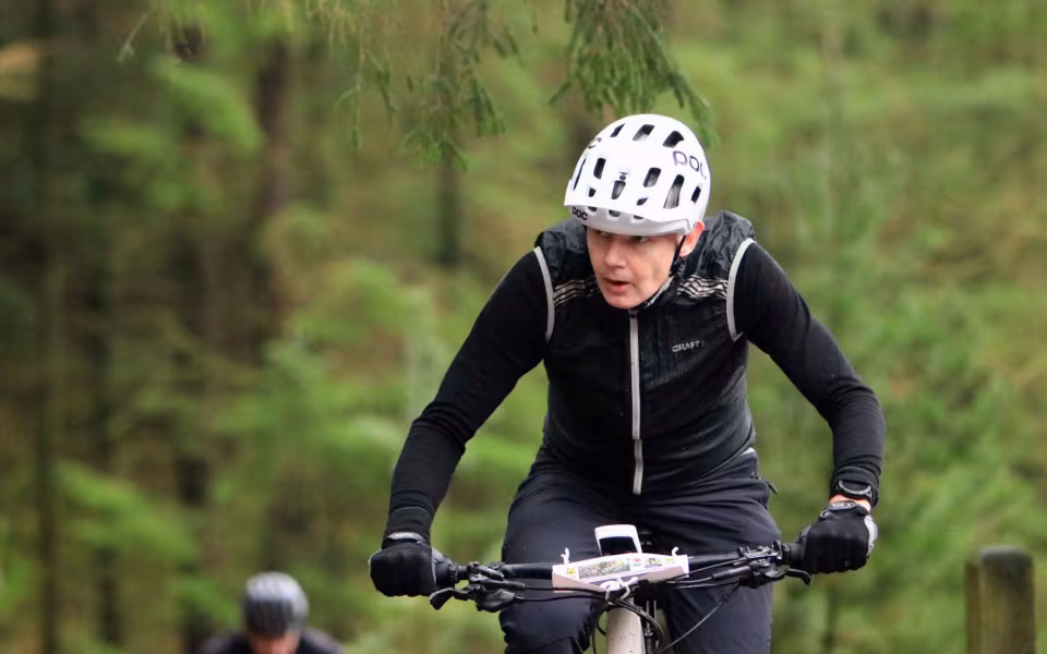 Mountainbike ryttere imponerede trods vådt vejr