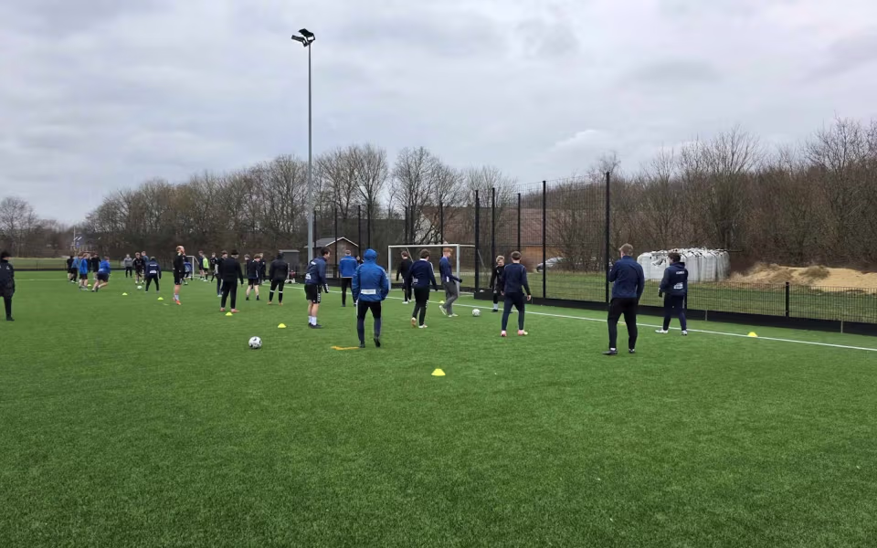 HTS Herre fodbold skød sæsonen i gang på en iskold januar dag.