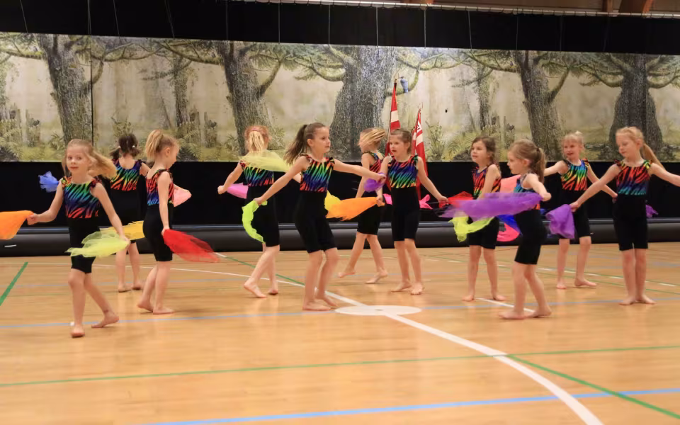 Forårsstemning i Outrup med GUB Gymnastik