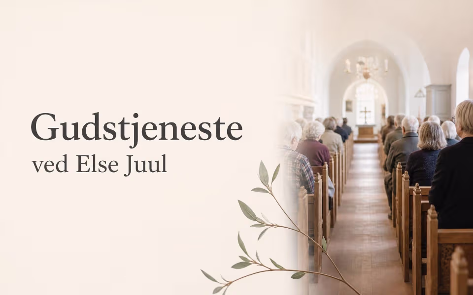 Gudstjeneste ved Else Juul