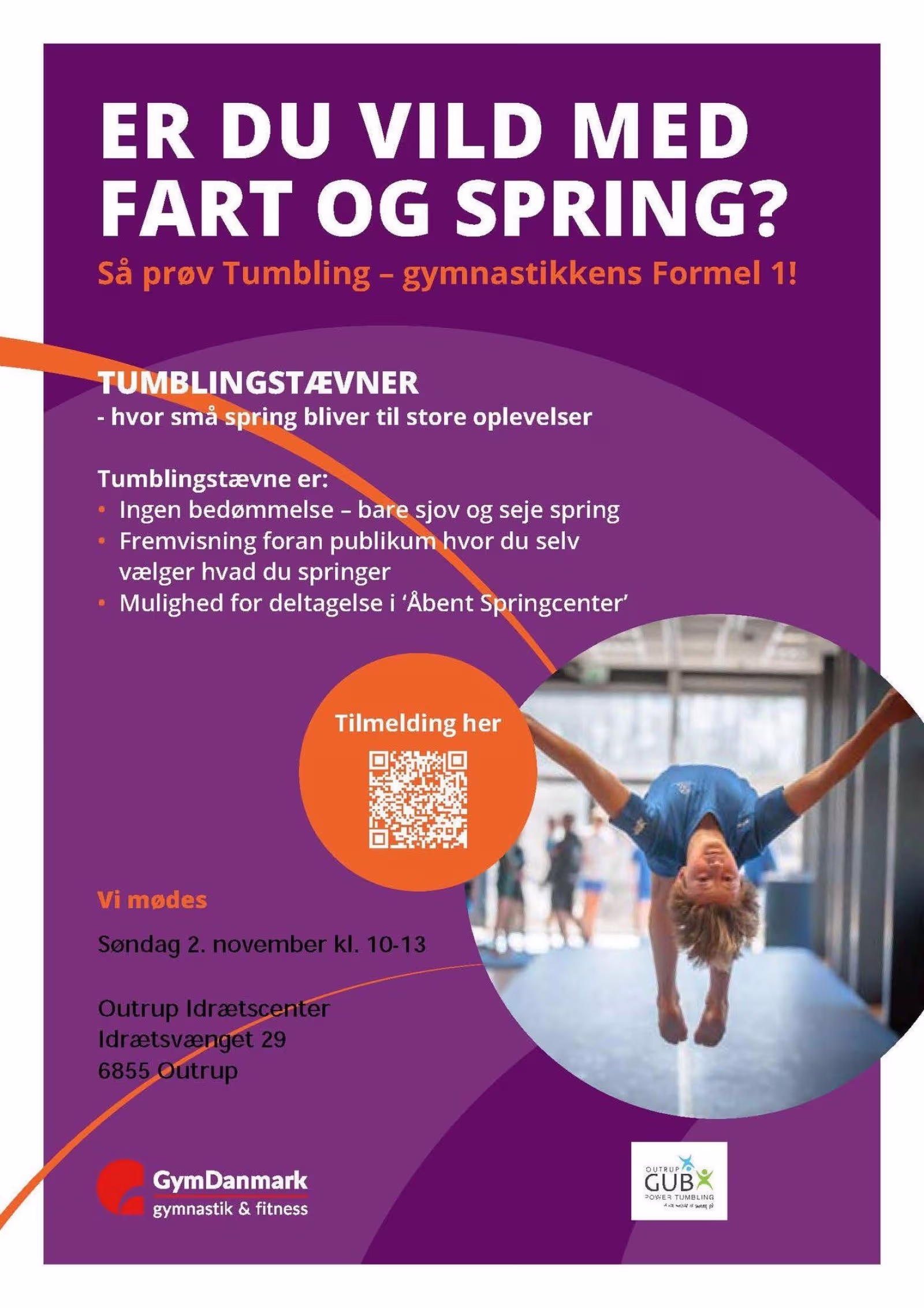 Tumblingstævne: Sjov, Fart og Spring