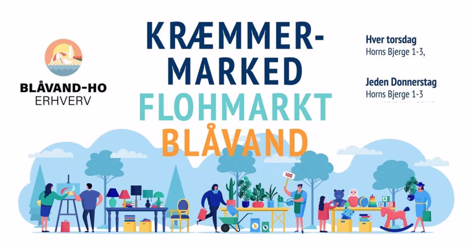 Loppejagt og sommermusik i Blåvand