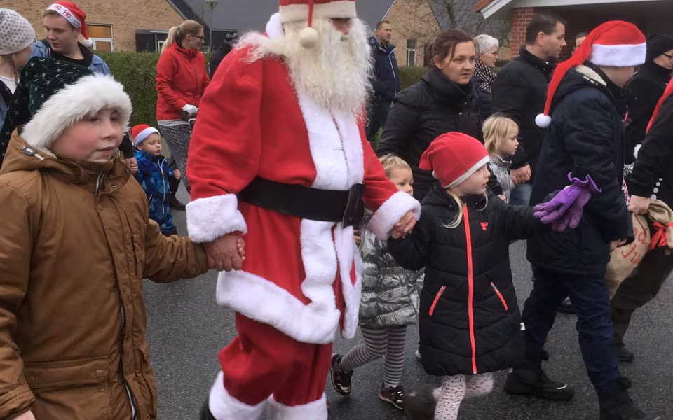 Julemanden er fundet på møllen i Ansager
