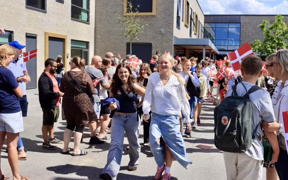 Ferie og udklapning på Frello Skolen