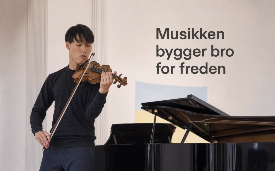 Musikken bygger bro for freden