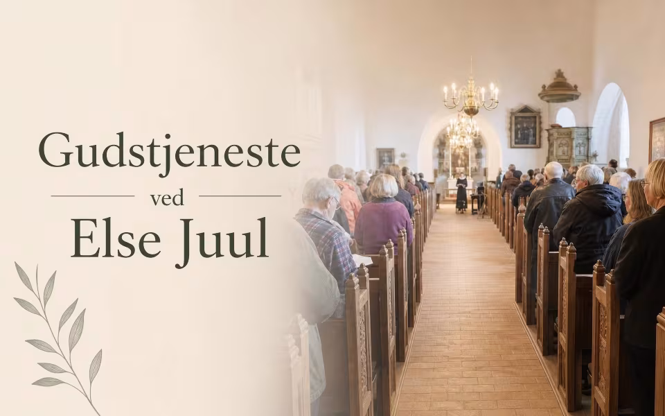 Gudstjeneste ved Else Juul