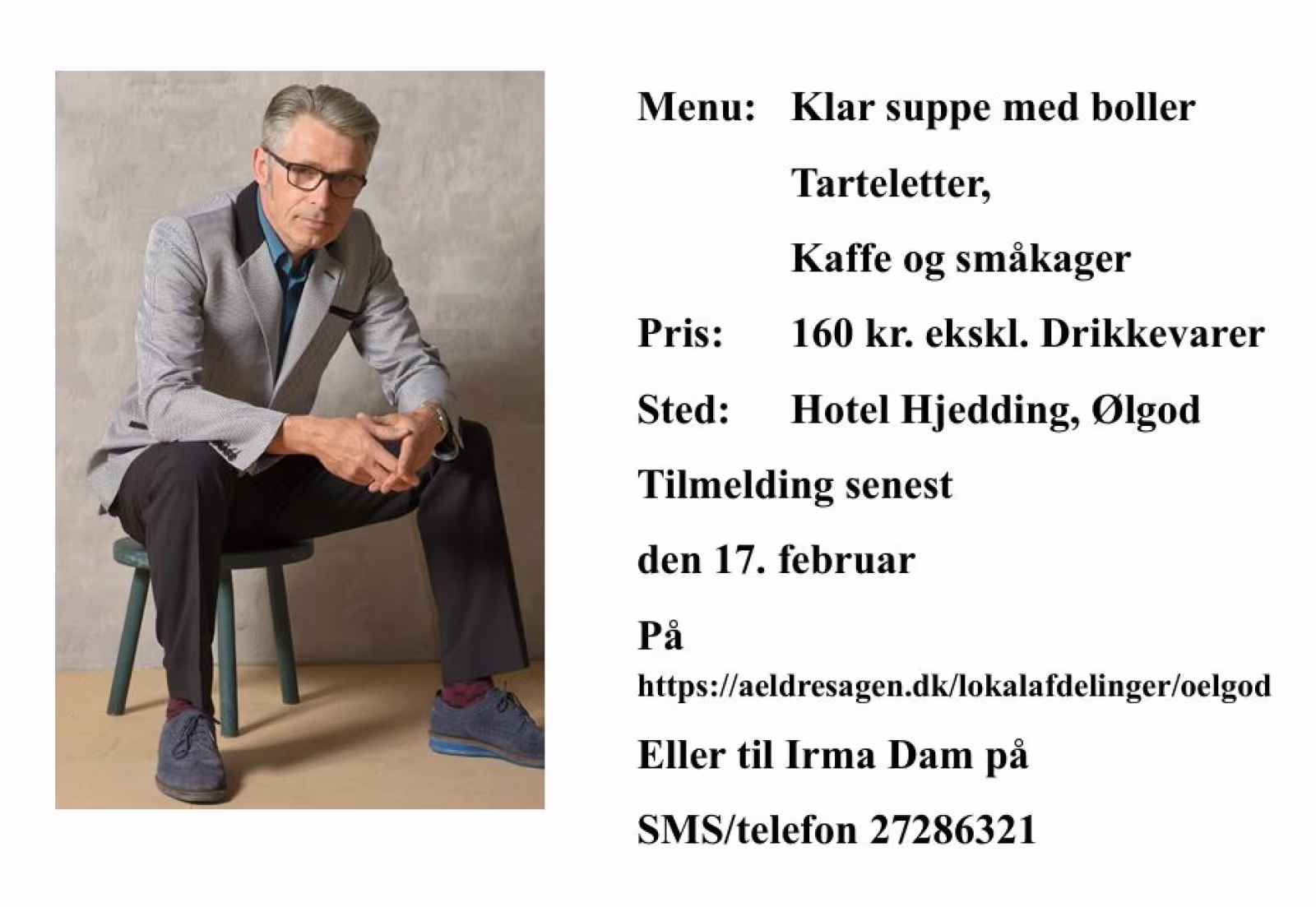 Søndagsfrokost og underholdning med Karsten Holm