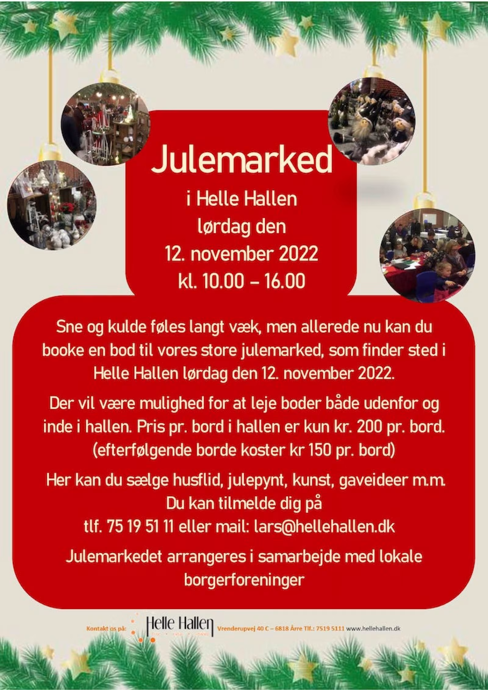 Julemarked i Helle Hallen