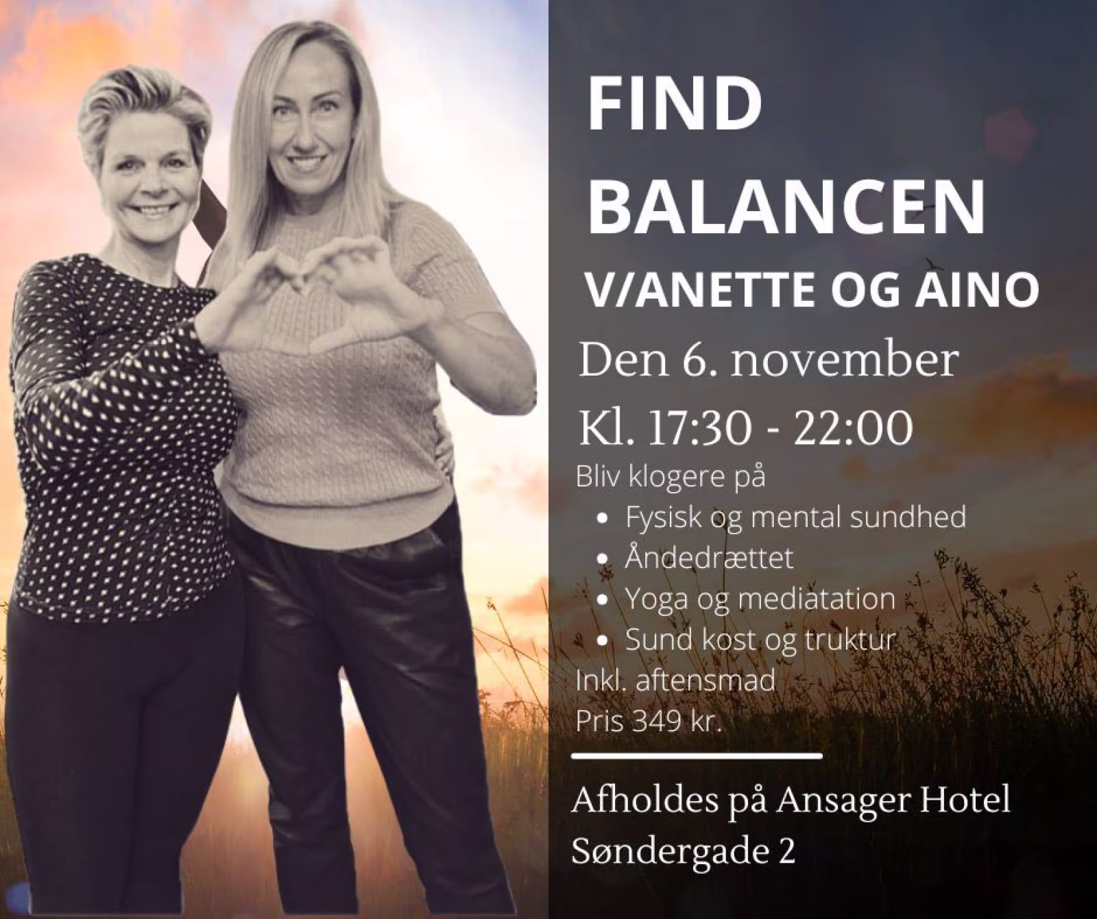 Find balancen i krop og sind
