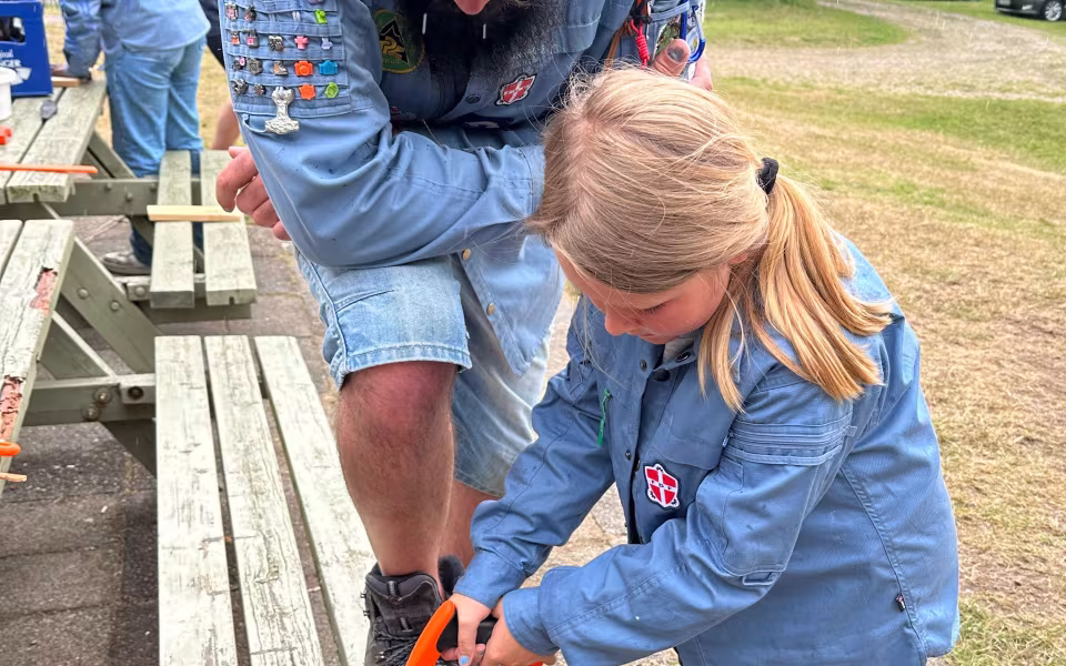 Ansager FDF på sommerlejr