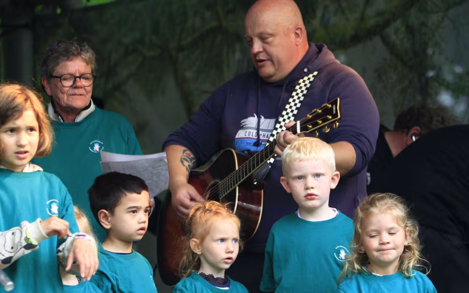 Børnemusik festival i Outrup strålende succes
