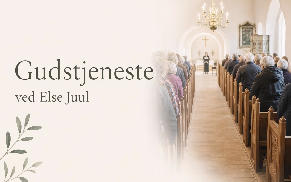 Gudstjeneste ved Else Juul
