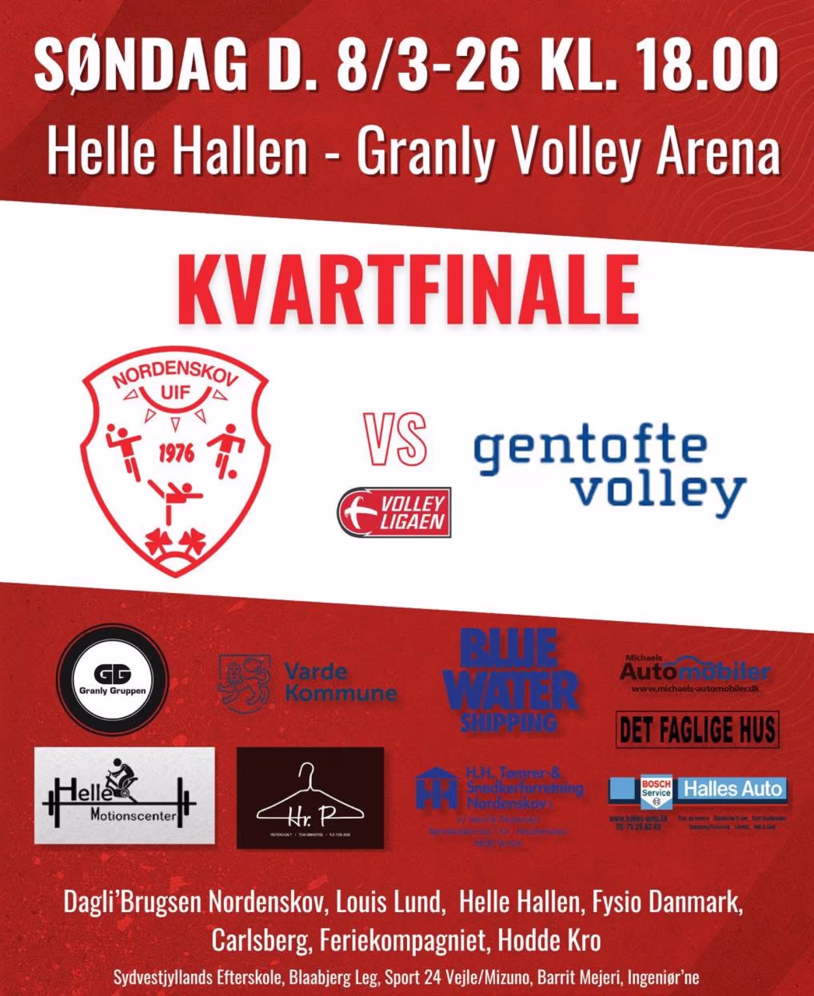 Kvartfinale i Helle Hallen