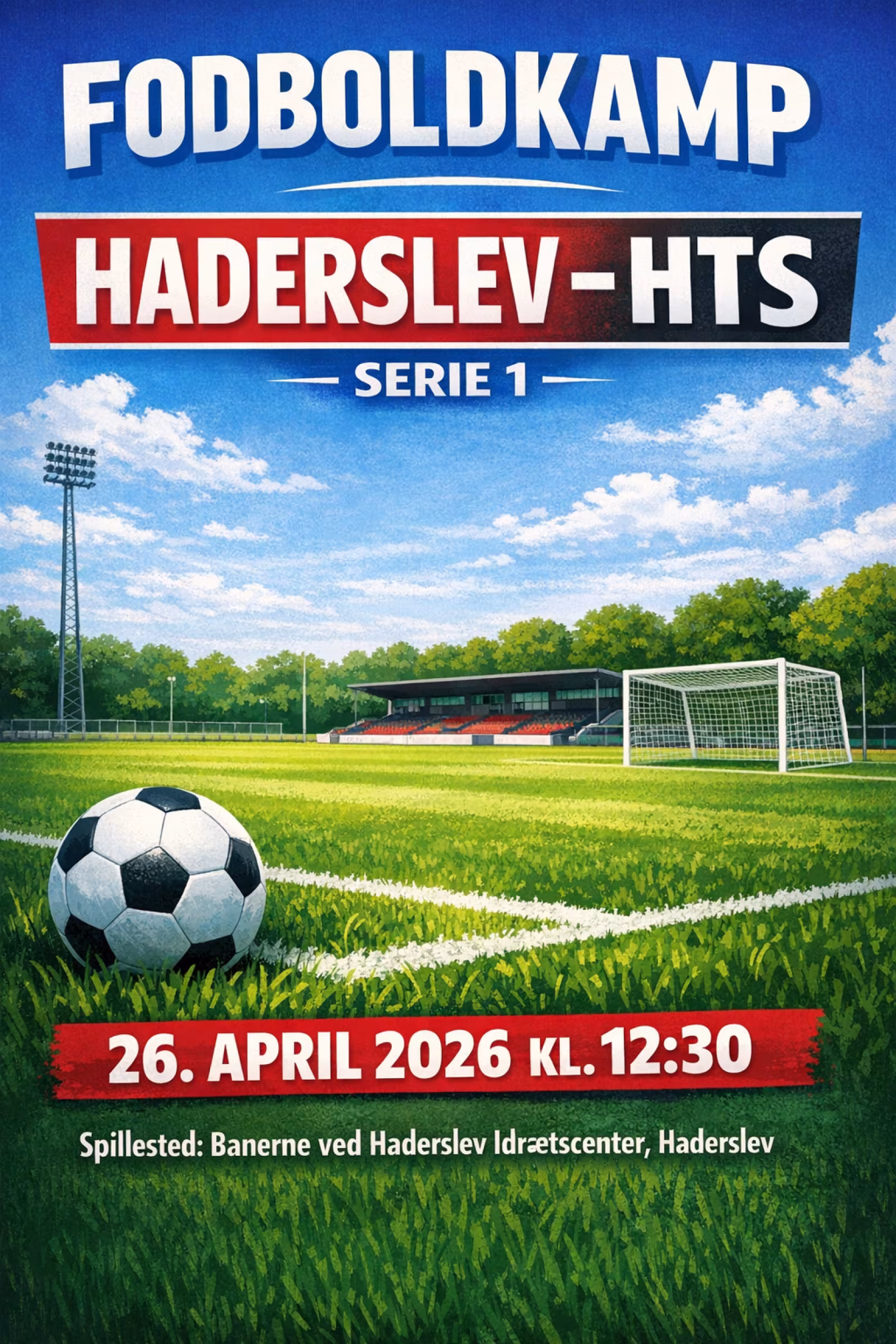 Fodbold serie 1. Haderslev FK – HTS