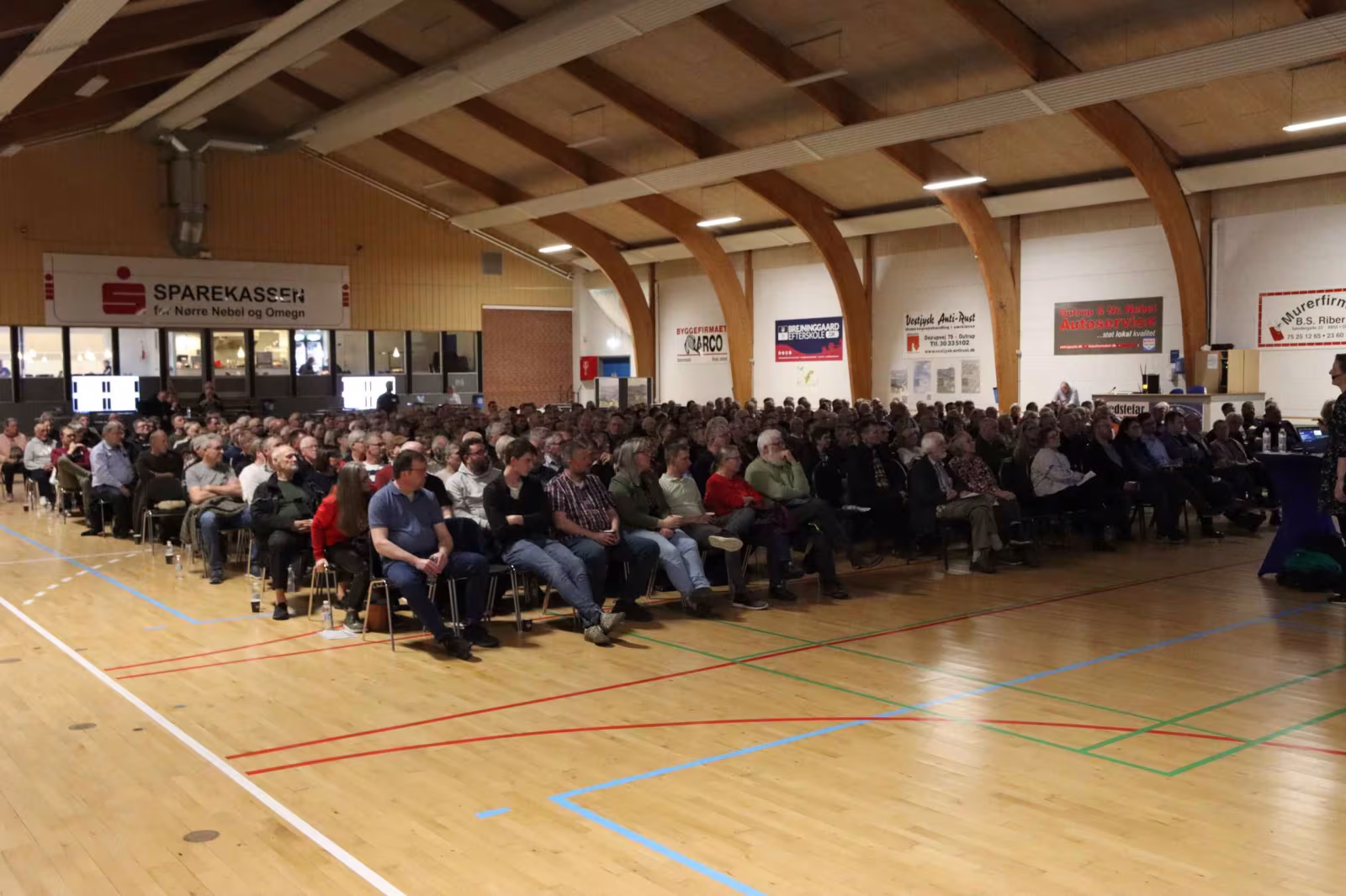 Fra mødet i Outrup Kultur & Idrætscenter