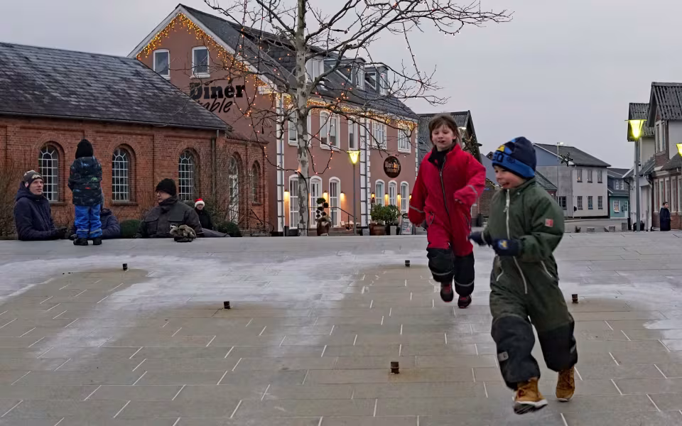 Juleoptoget i Ansager. En populær tradition, der bliver holdt i hævd af borgerforeningen.