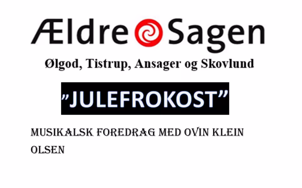 Ældre-sagens julefrokost på Hotel Hjedding