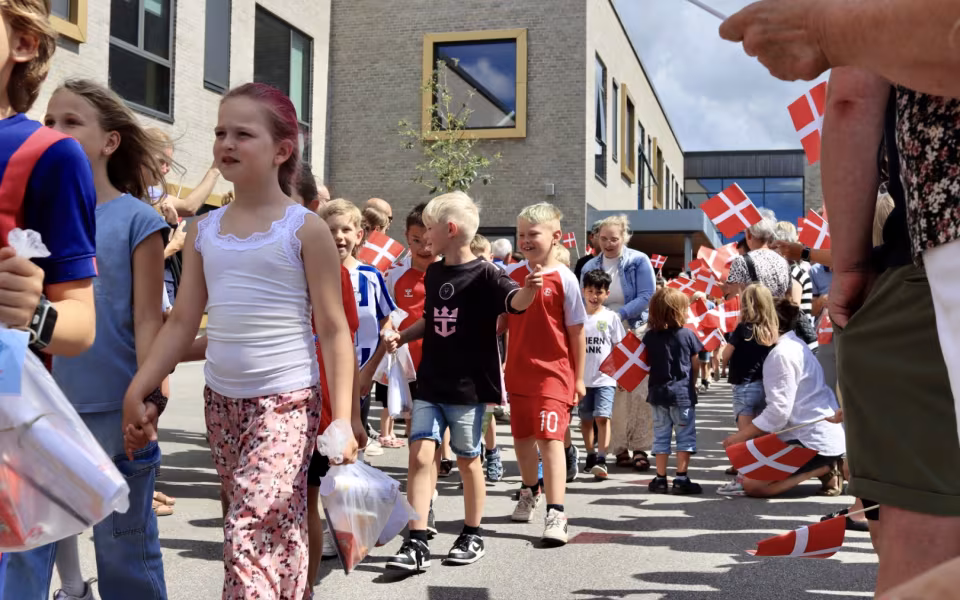 Ferie og udklapning på Frello Skolen