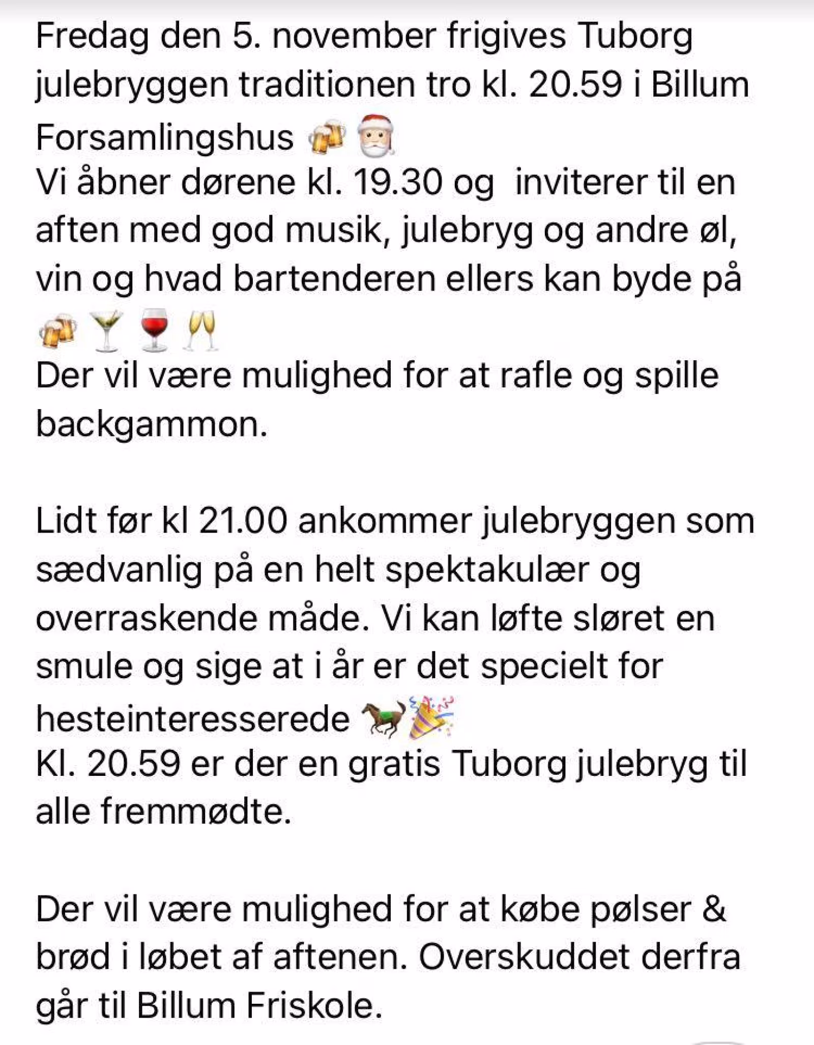 J-dag i Billum Forsamlingshus