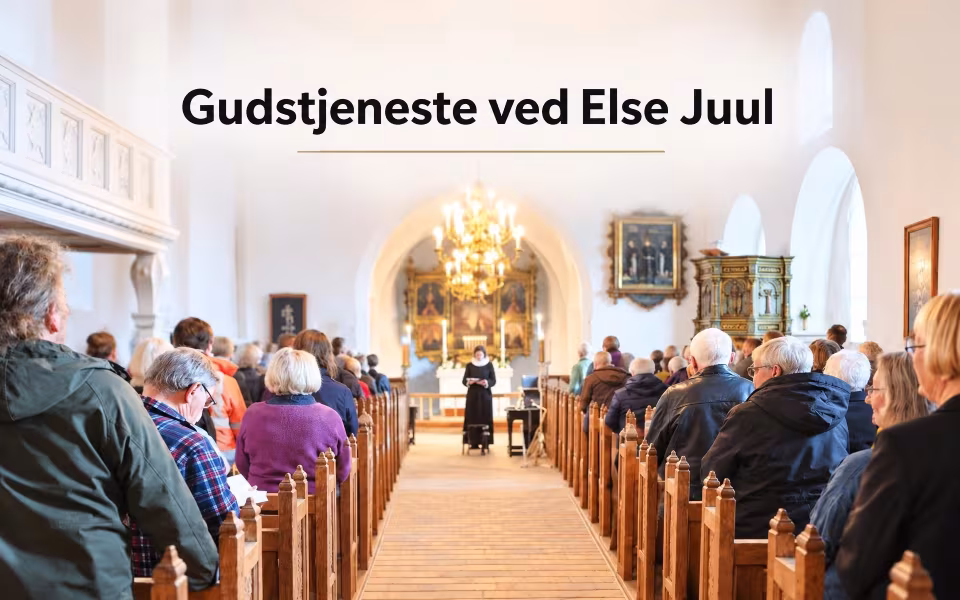 Gudstjeneste ved Else Juul
