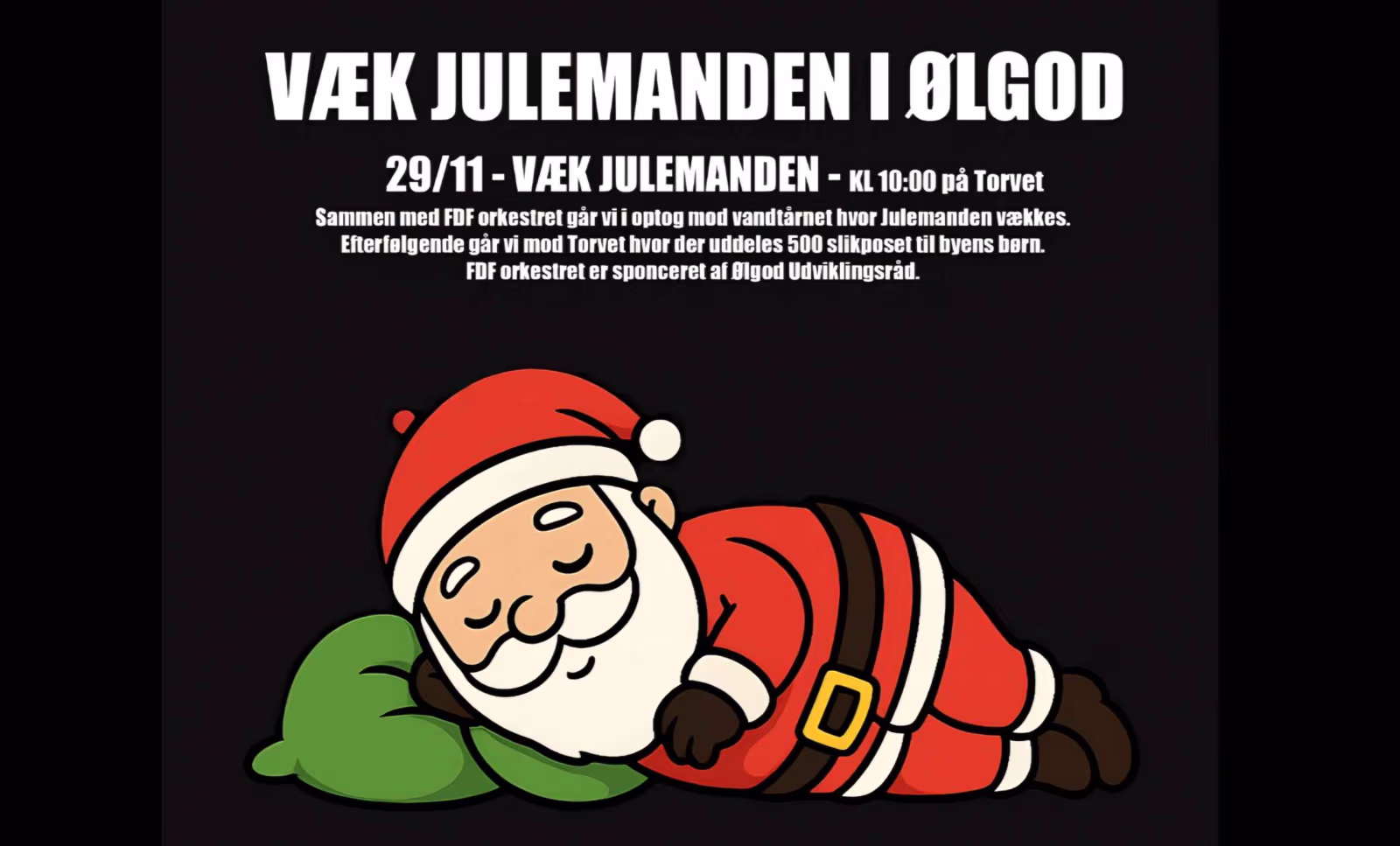 Væk julemanden i Ølgod