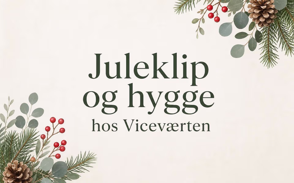 Juleklip og hygge hos Viceværten