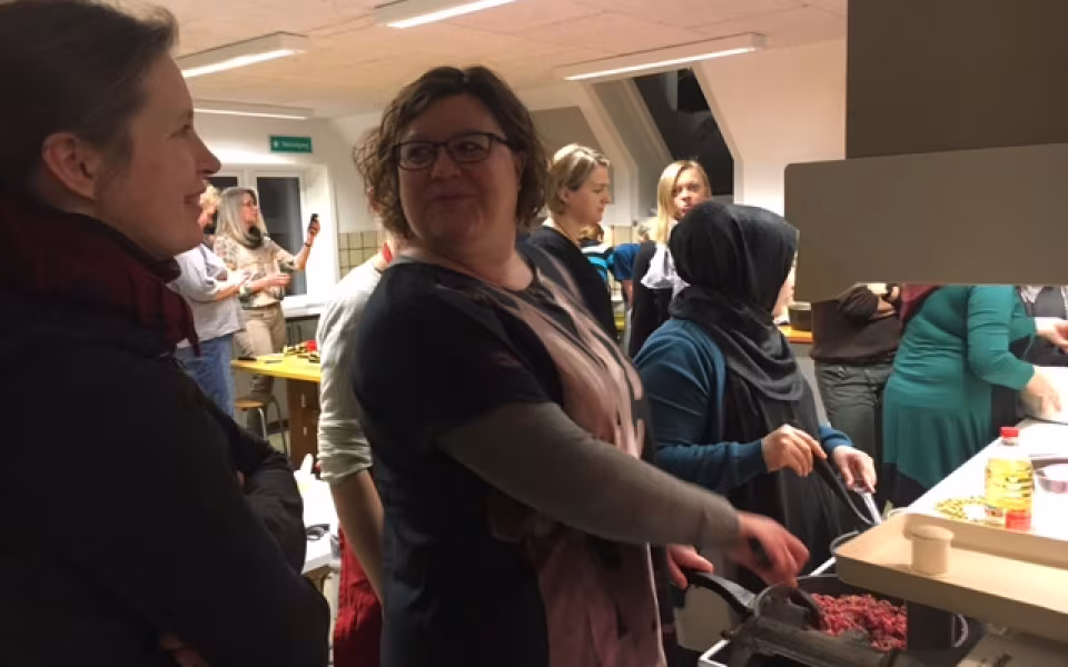 Syrisk inspireret madaften i husholdningsforeningen