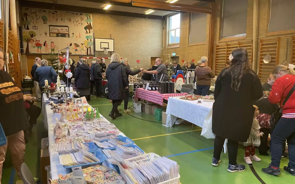 Julemarkedet i Lunde er åbnet