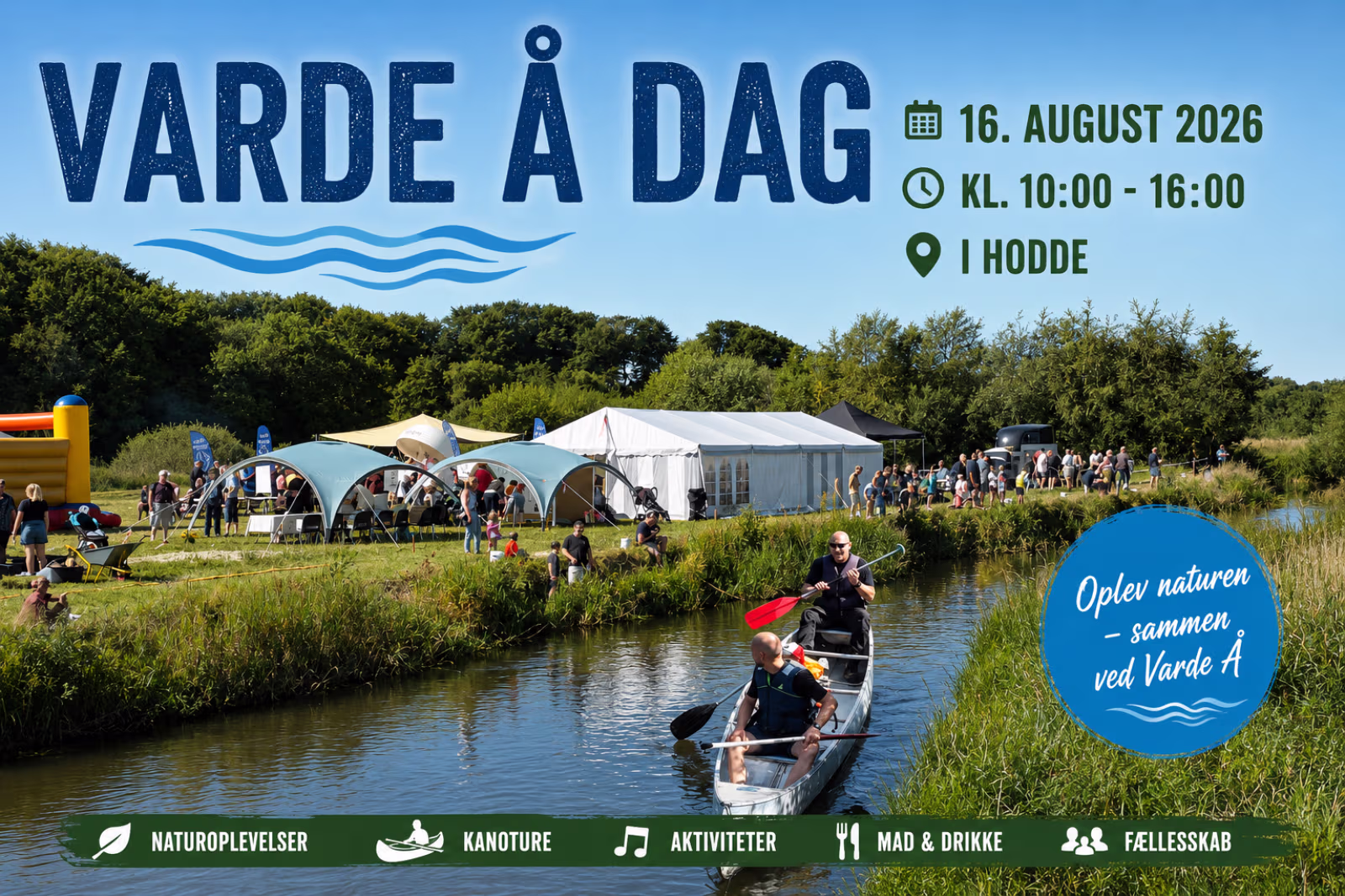 Varde Å Dag ved Hodde 16. august 2026 kl. 10:00 - 16:00
