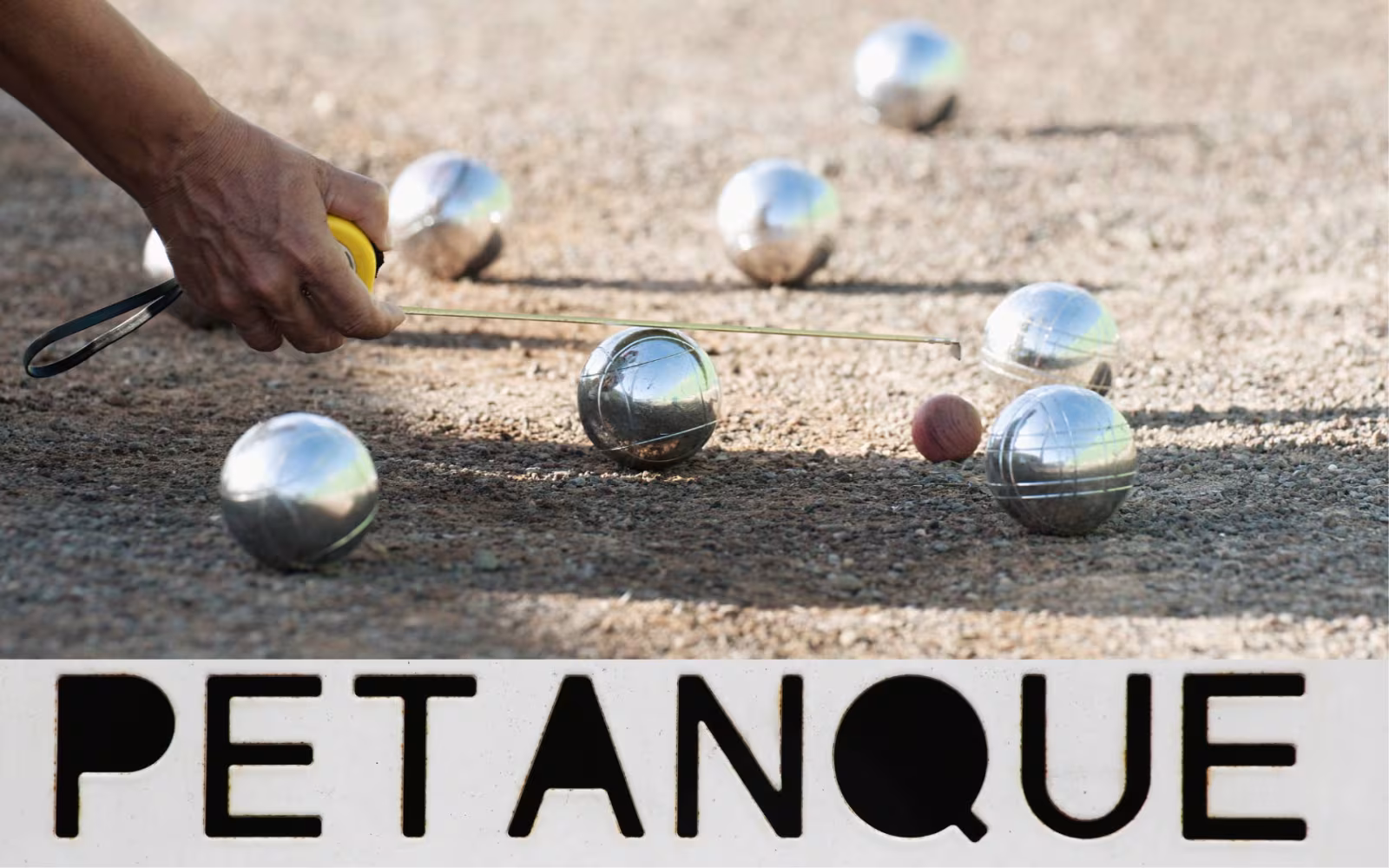 Petanque på Torvet i Ansager