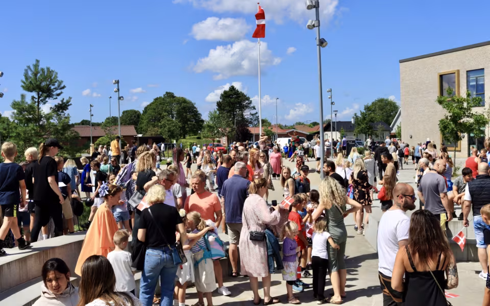 Ferie og udklapning på Frello Skolen