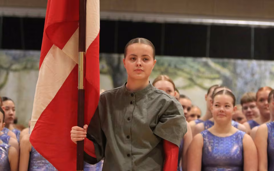 Forårsstemning i Outrup med GUB Gymnastik
